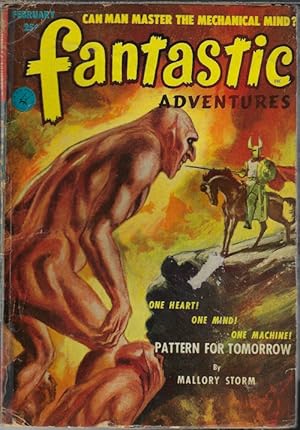 Imagen del vendedor de FANTASTIC ADVENTURES: February, Feb. 1952 a la venta por Books from the Crypt