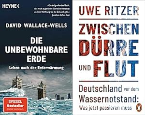 Seller image for Die unbewohnbare Erde + Zwischen Drre und Flut + 1 exklusives Postkartenset for sale by Rheinberg-Buch Andreas Meier eK
