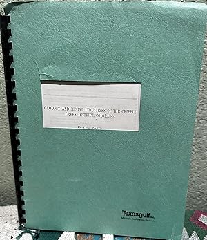 Imagen del vendedor de Geology and Mning Industries of the Cripple Creek District, Colorado. In Two Parts a la venta por Crossroads Books