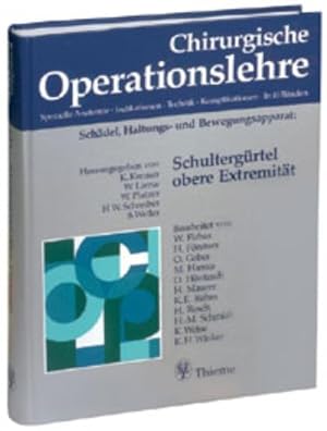 Image du vendeur pour Chirurgische Operationslehre, 10 Bde. in 12 Tl.-Bdn. u. 1 Erg.-Bd., Bd.9, Schultergrtel, obere Extremitt mis en vente par Studibuch