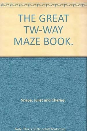 Seller image for The Great Two-Way Maze Book for sale by WeBuyBooks