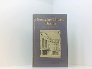 Bild des Verkufers fr Deutsches Theater Berlin, Schumannstrae 13a: Fnf Kapitel aus der Geschichte einer Schauspielbhne zum Verkauf von Book Broker