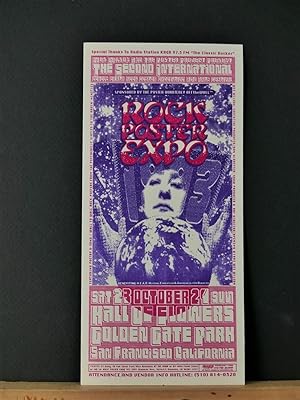 The Second International Rock Poster Expo 1993 Postcard/Handbill
