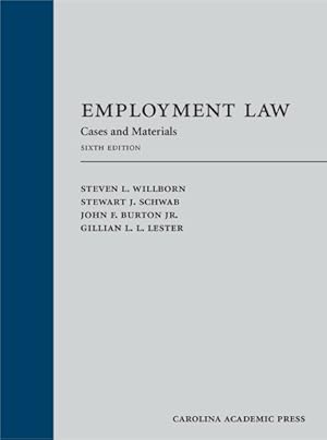 Seller image for Employment Law : Cases and Materials for sale by GreatBookPrices