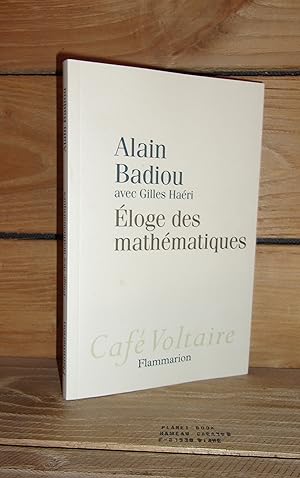 Image du vendeur pour ELOGE DES MATHEMATIQUES mis en vente par Planet's books