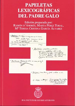 Immagine del venditore per PAPELETAS LEXICOGRFICAS DEL PADRE GALO. venduto da Librera Anticuaria Galgo