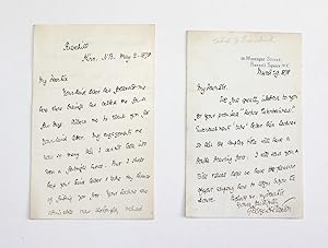 Seller image for Two Original Letters Written and Signed by Bishop of Queensland Australia George Henry Stanton for sale by Lasting Words Ltd