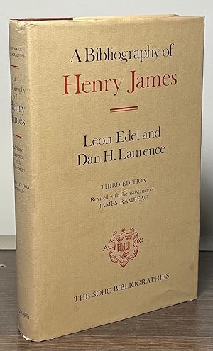 Immagine del venditore per A Bibliography of Henry James venduto da San Francisco Book Company