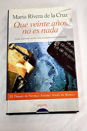 Imagen del vendedor de Que veinte aos no es nada a la venta por Alcan Libros
