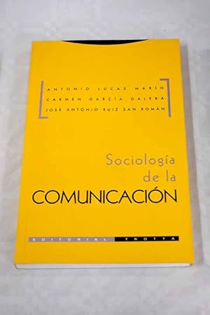 Bild des Verkufers fr Sociologa de la comunicacin zum Verkauf von Alcan Libros
