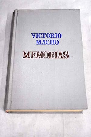 Imagen del vendedor de Memorias a la venta por Alcan Libros