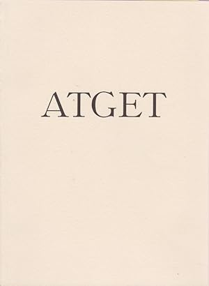 Bild des Verkufers fr Atget [zur Atget-Ausstellung d. Galerie Rudolf Kicken, d. vom 12. September - 24. November 1980 in d. Rumen d. Galerie, in Kln stattfindet] / Hans Georg Puttnies. Galerie Rudolf Kicken. [Von Ciarn A. Mulhern ins Engl. bers.]; Katalog ; 4 zum Verkauf von Licus Media