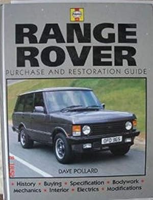 Bild des Verkufers fr Range Rover; Purchase and Restoration Guide zum Verkauf von WeBuyBooks