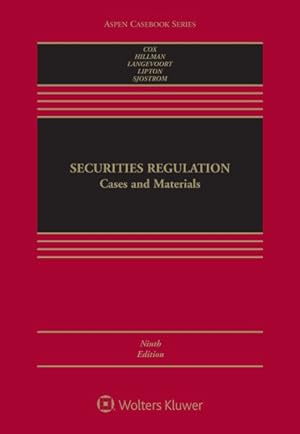 Seller image for Securities Regulation : Cases and Materials for sale by GreatBookPricesUK