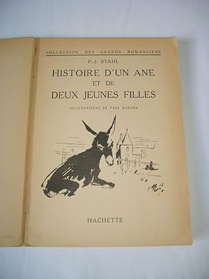 Image du vendeur pour Histoire d'un ne et de deux jeunes filles. mis en vente par Librairie La Perle Rare