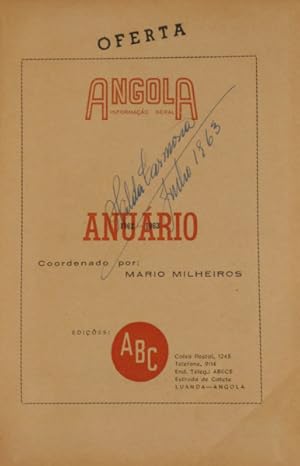 ANGOLA - INFORMAÇÃO GERAL, ANUÁRIO 1962?1963.