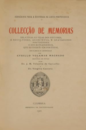 Image du vendeur pour COLLECO DE MEMORIAS. mis en vente par Livraria Castro e Silva