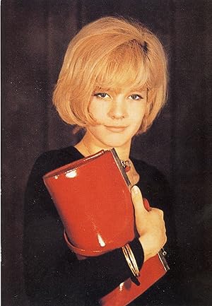 "Sylvie VARTAN" Carte postale originale d'après ekta Patrick BERTRAND (années 60)