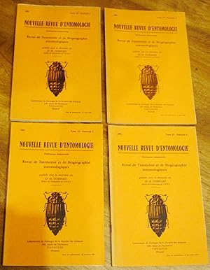 Nouvelle revue d'entomologie Revue de Taxonomie et de Biogéographie entomologiques 1981 Tome XI F...