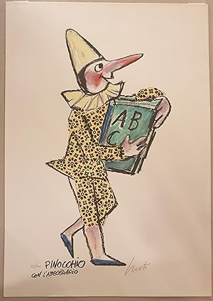 Seller image for Pinocchio con L' Abecedario. for sale by Libreria Antiquaria Dentis (ALAI - ILAB)