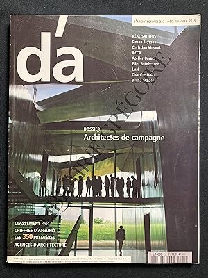 D'A-D'ARCHITECTURES-N°232-JANVIER 2015