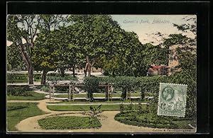 Postcard Barbados, at Queen`s Park