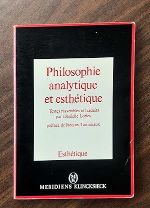 Philosophie analytique et esthétique