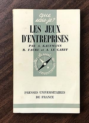 Seller image for LES JEUX D'ENTREPRISE; QUE SAIS-JE? 892 for sale by La Bouquinerie  Dd