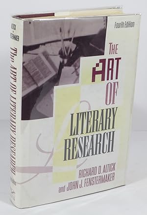 Bild des Verkufers fr The Art of Literary Research - Fourth Edition zum Verkauf von Renaissance Books, ANZAAB / ILAB