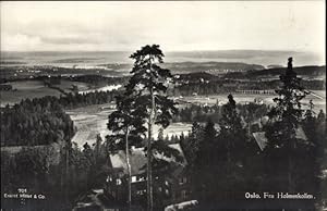 Image du vendeur pour Ansichtskarte / Postkarte Oslo Norwegen, Panorama fra Holmenkollen mis en vente par akpool GmbH