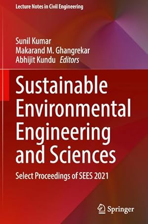 Bild des Verkufers fr Sustainable Environmental Engineering and Sciences : Select Proceedings of SEES 2021 zum Verkauf von AHA-BUCH GmbH