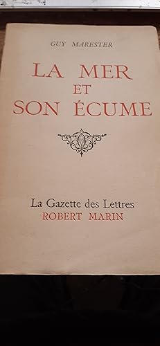 Seller image for la mer et son cume for sale by MBLIVRES