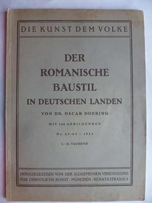 Der romanische Baustil in deutschen Landen.