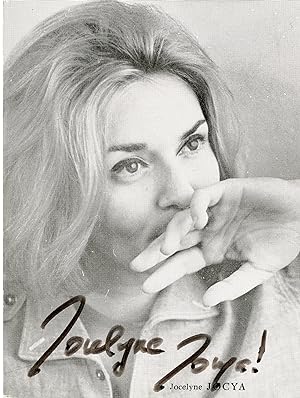 "Jocelyne JOCYA" Carte-photo Fan-Club originale dédicacée années 60