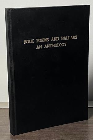 Bild des Verkufers fr Folk Poems and Ballads _ an Anthology zum Verkauf von San Francisco Book Company