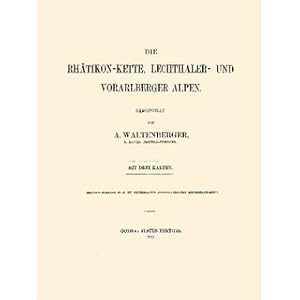 Bild des Verkufers fr Die Rhtikon-Kette Lechthaler- und Vorarlberger Alpen zum Verkauf von Versandantiquariat Nussbaum