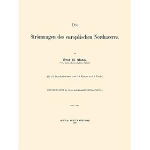 Bild des Verkufers fr Die Strmungen des europischen Nordmeeres zum Verkauf von Versandantiquariat Nussbaum