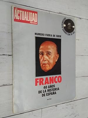 Image du vendeur pour La Actualidad Espaola, nmero fuera de serie: Franco 40 aos de la historia de Espaa mis en vente par Librera Dilogo