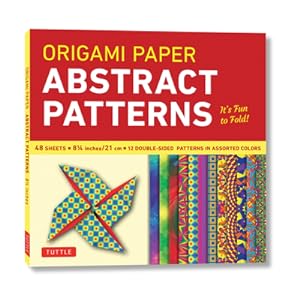 Seller image for Origami Paper - Abstract Patterns - 8 1/4 - 48 Sheets: Tuttle Origami Paper: Large Origami Sheets Printed with 12 Different Designs: Instructions for (Loose-Leaf Book) for sale by BargainBookStores