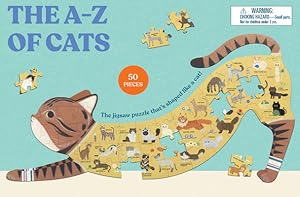 Immagine del venditore per The A to Z of Cats: A Cat-Shaped Jigsaw Puzzle (Hardback or Cased Book) venduto da BargainBookStores