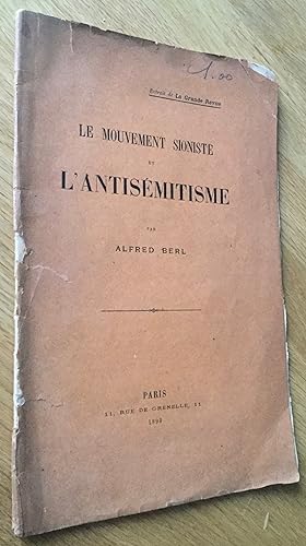 Le mouvement sioniste et l antisémitisme