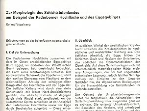 Seller image for Zur Morphologie des Schichtstufenlandes am Beispiel der Paderborner Hochflche und des Eggegebirges (in: Paderborner Studien 1974 / Heft 6). for sale by Paderbuch e.Kfm. Inh. Ralf R. Eichmann