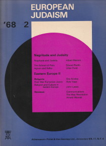 Seller image for European Judaism, Volume 3, no 2 for sale by Antiquariaat Parnassos vof