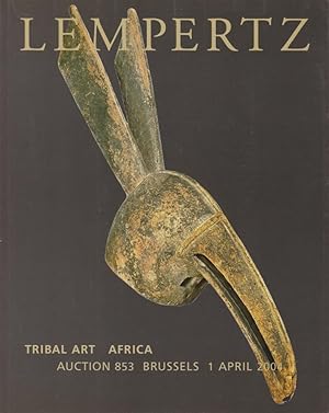 Tribal art : Africa, Lempertz Auction 853, 1 April 2004, Brussels / Kunsthaus Lempertz; Lempertz-...