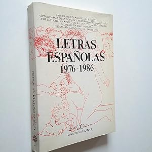 Imagen del vendedor de Letras espaolas 1976-1986 a la venta por MAUTALOS LIBRERA