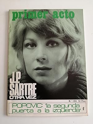 Imagen del vendedor de Primer acto : revista del teatro. N 128, enero 1971 : J.P. Sartre otra vez ; Popovic : 'La segunda puerta a la izquierda' a la venta por Perolibros S.L.
