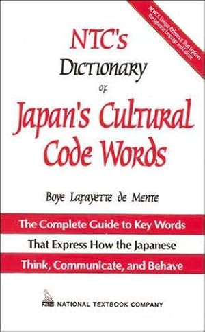 Seller image for NTC's Dictionary of Japan's Cultural Code Words NTC's Dictionary of Japan's Cultural Code Words for sale by WeBuyBooks