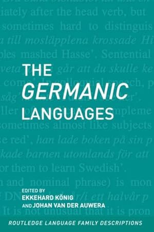 Immagine del venditore per Germanic Languages venduto da GreatBookPrices