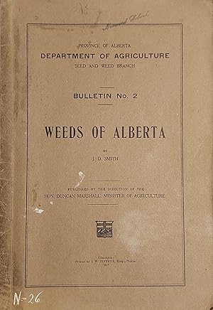 Seller image for Weeds Of Alberta, Bulletin No.2, 1917 for sale by Mister-Seekers Bookstore