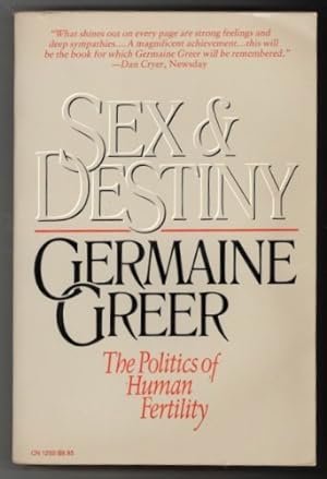 Seller image for Sex and Destiny: The Politics of Human Fertility for sale by WeBuyBooks